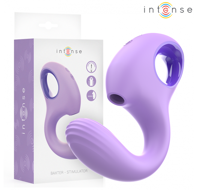 INTENSE - VIBRATORE E STIMOLATORE BAXTER VIOLA