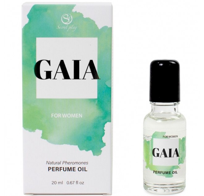 SECRETPLAY - GAIA PROFUMO NATURALE FEROMONI IN OLIO PER DONNA 20 ML