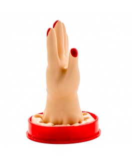 CONDOMERIE - PRESERVATIVI NOVITÀ DIPINTI A MANO MODELLO MANO 1
