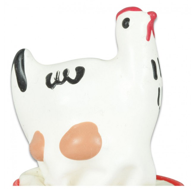 CONDOMERIE - PRESERVATIVI NOVITÀ DIPINTI A MANO POLLO BIANCO