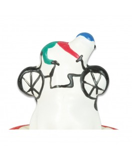 CONDOMERIE - PRESERVATIVI NOVITÀ DIPINTI A MANO BICICLETTA