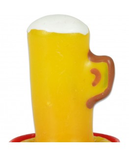 CONDOMERIE - PRESERVATIVI NOVITÀ DIPINTI A MANO BICCHIERE DI BIRRA