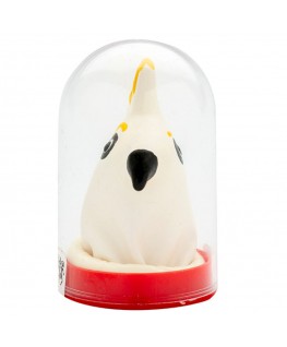 CONDOMERIE - PRESERVATIVI NOVITÀ DIPINTI A MANO PAPPAGALLO BIANCO