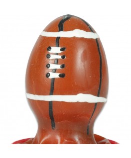 CONDOMERIE - PRESERVATIVI NOVITÀ DIPINTI A MANO PALLONE DA RUGBY