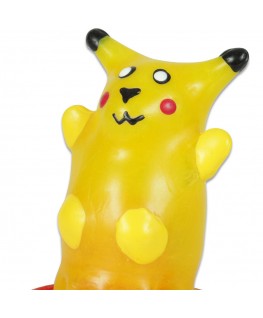 CONDOMERIE - PRESERVATIVI NOVITÀ DIPINTI A MANO GIALLO TOPO