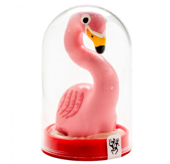 CONDOMERIE - PRESERVATIVI NOVITÀ DIPINTI A MANO ROSA FENICOTTERO