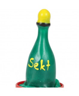 CONDOMERIE - PRESERVATIVI NOVITÀ DIPINTI A MANO CHAMPAGNE