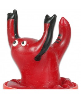 CONDOMERIE - PRESERVATIVI NOVITÀ DIPINTI A MANO SCORPIONE ROSSO