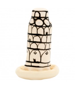 CONDOMERIE - PRESERVATIVI NOVITÀ DIPINTI A MANO TORRE DI PISA