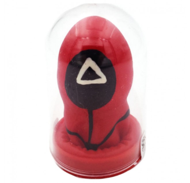 CONDOMERIE - PRESERVATIVI NOVITÀ DIPINTI A MANO TRIANGOLO