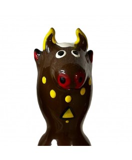 CONDOMERIE - PRESERVATIVI NOVITÀ DIPINTI A MANO BULL BLACK MODELLO 2