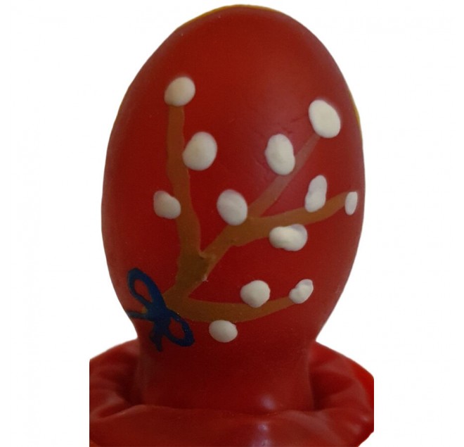 CONDOMERIE - PRESERVATIVI NOVITÀ DIPINTI A MANO ROSSO UOVO DI PASQUA