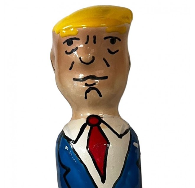 CONDOMERIE - PRESERVATIVI NOVITÀ DIPINTI A MANO GRUMPY TRUMP