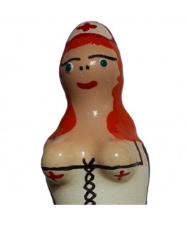 CONDOMERIE - PRESERVATIVI NOVITÀ DIPINTI A MANO INFERMIERA ROSSA