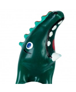 CONDOMERIE - PRESERVATIVI NOVITÀ DIPINTI A MANO MODELLO COCCODRILLO XL