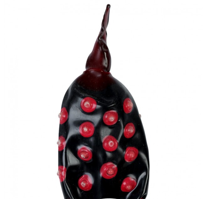 CONDOMERIE - PRESERVATIVI NOVITÀ DIPINTI A MANO BLACK FAKIR XL