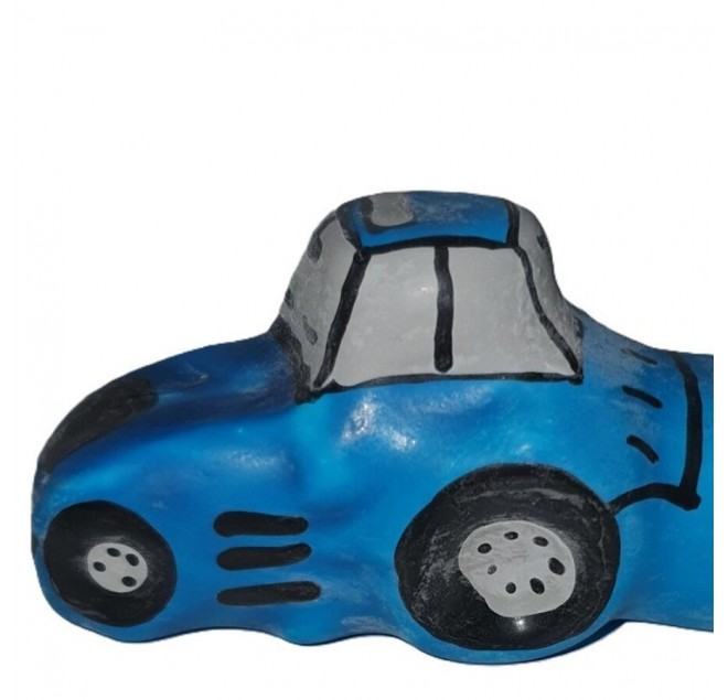 CONDOMERIE - PRESERVATIVI NOVITÀ DIPINTI A MANO TRATTORE BLU XL