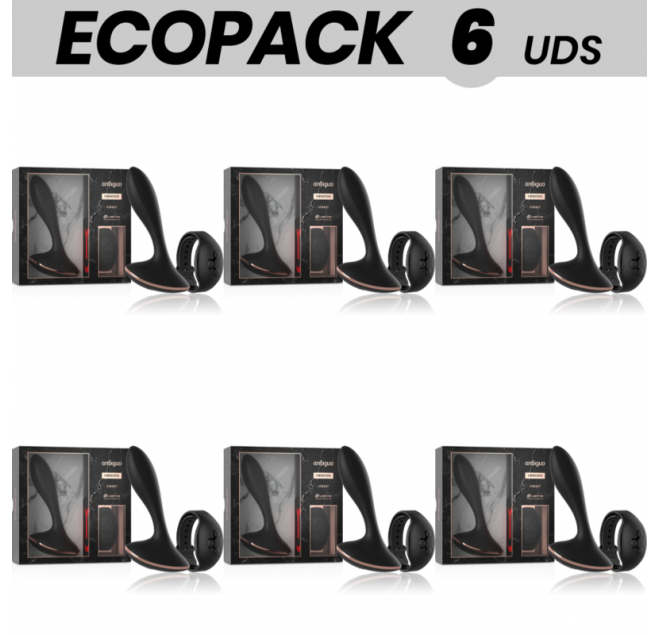 ECOPACK 6 UNIT - ANBIGUO WATCHME TELECOMANDO VIBRATORE PLUG ANALE VERNET