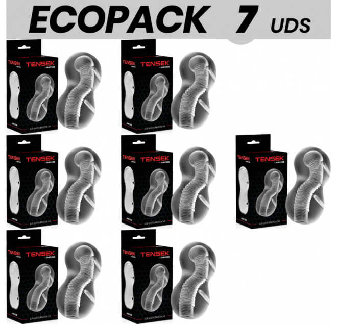 ECOPACK 7 UNIT - JAMYJOB EXTREME MASTURBATOR TENSEK 3 TRASPARENTE