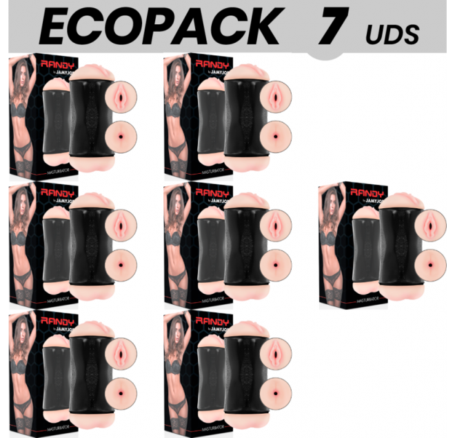 ECOPACK 7 UNIT - JAMYJOB MASTURBATORE A DOPPIA ENTRATA JRANDY - VAGINA E ANO