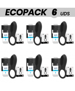 ECOPACK 6 UNIT - MR BOSS ANELLO STIMOLATORE TINO COMPATIBILE CON TECNOLOGIA WIRELESS WATCHME