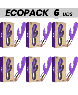 ECOPACK 6 UNIT - WOMANVIBE VIBRATORE RICARICABILE IN SILICONE VIORA