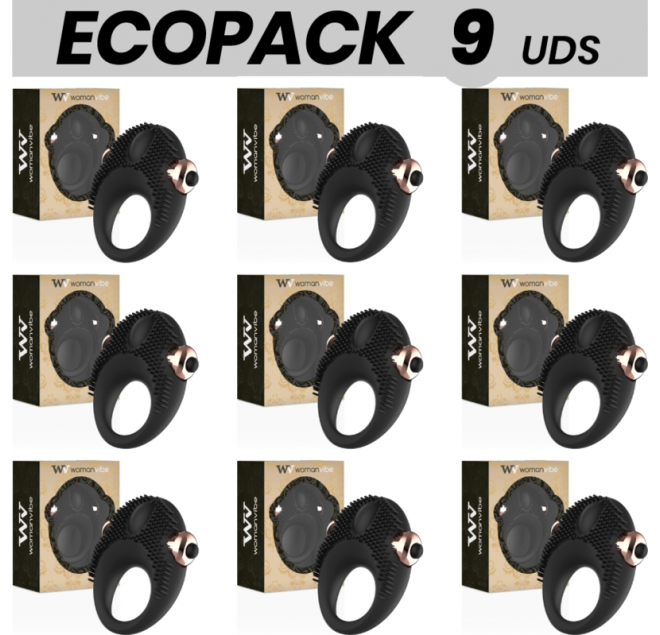 ECOPACK 9 UNIT - WOMANVIBE ANELLO VIBRANTE IN SILICONE THOR