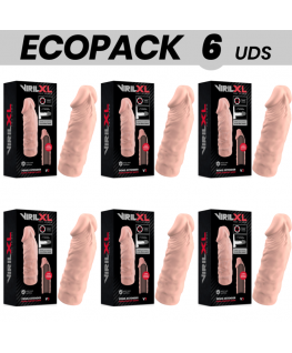 ECOPACK 6 UNIT - ESTENSIONE NATURALE DEL PENE VIRILXL SILICONE LIQUIDO V5