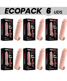 ECOPACK 6 UNIT - ESTENSIONE NATURALE DEL PENE VIRILXL SILICONE LIQUIDO V9