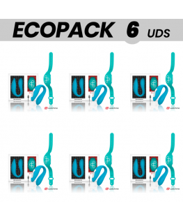 ECOPACK 6 UNIT - VIBRATORE WEARWATCH DOPPIA TECNOLOGIA WATCHME INDIGO/SEAWATER
