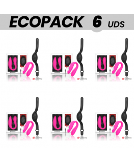 ECOPACK 6 UNIT - TECNOLOGIA WEARWATCH DOPPIO VIBRATORE WATCHME FUCSIA/AZABACHE