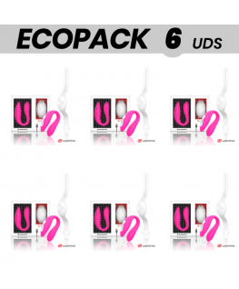 ECOPACK 6 UNIT - TECNOLOGIA WEARWATCH DUAL VIBRATOR WATCHME FUCSIA / NEVE