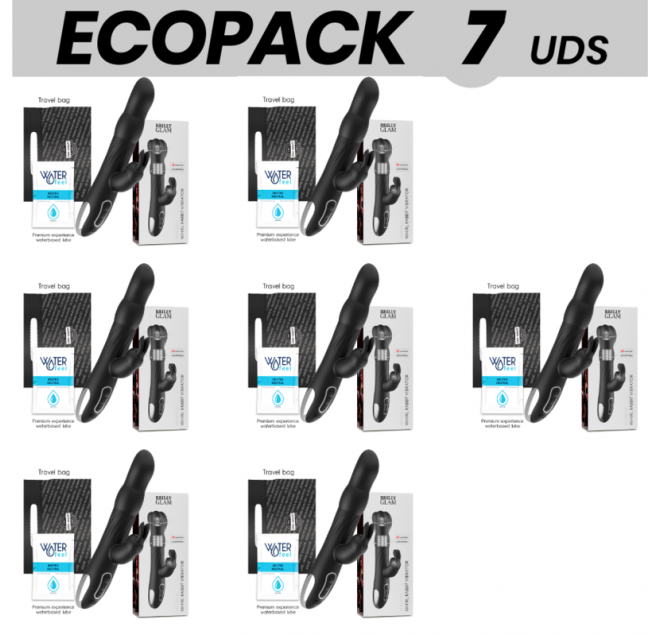 ECOPACK 7 UNIT - BRILLY GLAM MOEBIUS RABBIT VIBRATORE E ROTATORE COMPATIBILE CON LA TECNOLOGIA WIRELESS WATCHME
