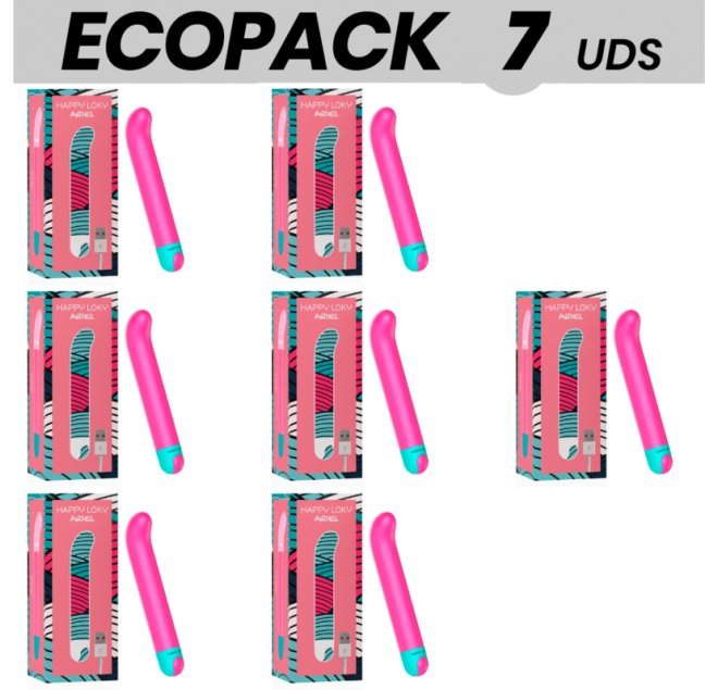 ECOPACK 6 UNIT - HAPPY LOKY UDS VIBRATORE PUNTO G ARIEL