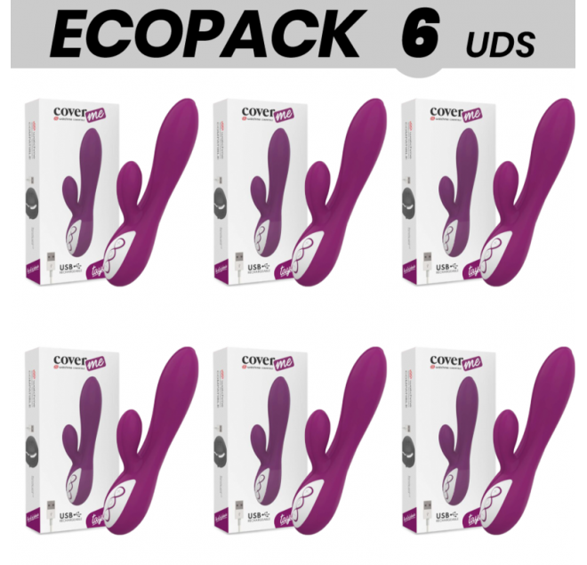 ECOPACK 6 UNIT - COVERME TAYLOR VIBRATORE COMPATIBILE CON WATCHME WIRELESS TECHNOLOGY