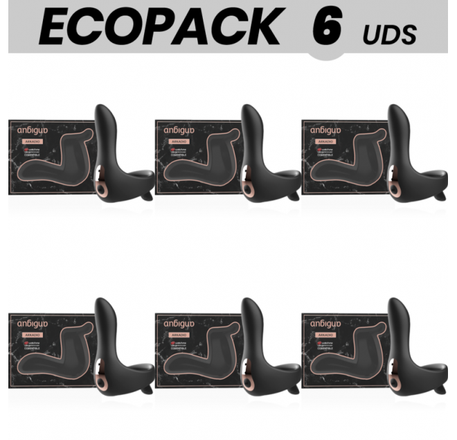 ECOPACK 6 UNIT - GHIANDOLE ARKADIO ANBIGUO E STIMOLATORE DEL PERINEO COMPATIBILE CON TECNOLOGIA WIRELESS WATCHME