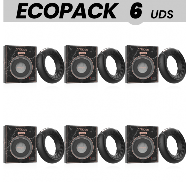 ECOPACK 6 UNIT - ANELLO VIBRATORE ANBIGUO ADRIANO COMPATIBILE CON TECNOLOGIA WIRELESS WATCHME