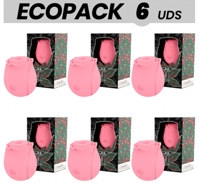 ECOPACK 6 UNITÀ - MIA ROSE CLITORIS SUCTION WAVES EDIZIONE LIMITATA - ROSA