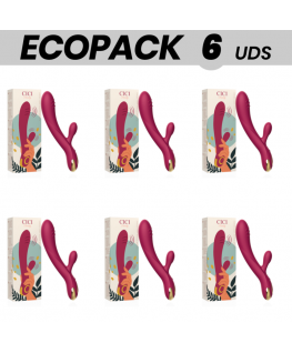 ECOPACK 6 UNIT - CICI BEAUTY PREMIUM SILICONE RABBIT VIBRATOR