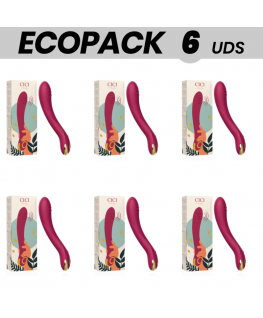 ECOPACK 6 UNIT - CICI BEAUTY PREMIUM SILICONE G-SPOT VIBRATOR