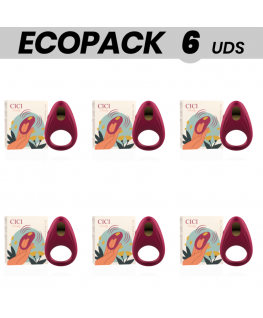ECOPACK 6 UNIT - CICI BEAUTY PREMIUM SILICONE VIBRATING RING