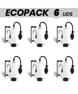 ECOPACK 6 UNIT - INTENSE PUMP CLEAR PENIS PUMP 02