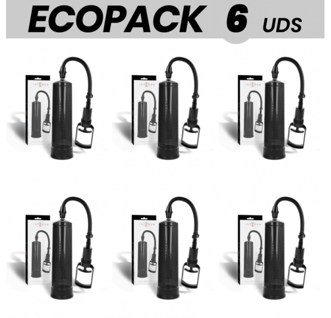 ECOPACK 6 UNIT - INTENSE POMPA POMPA PER PENE NERA 01