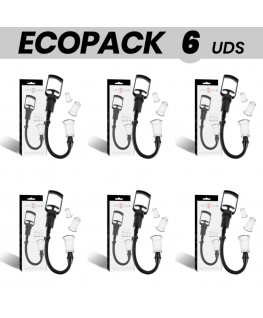 ECOPACK 6 UNITÀ - POMPA PER ASPIRAZIONE INTENSA DEL CAPEZZOLO PER DONNE