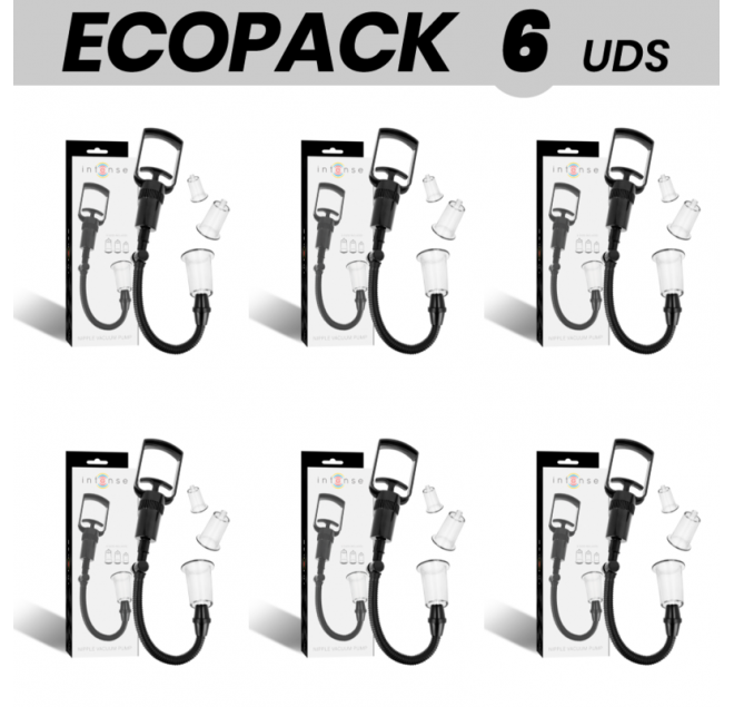 ECOPACK 6 UNITÀ - POMPA PER ASPIRAZIONE INTENSA DEL CAPEZZOLO PER DONNE