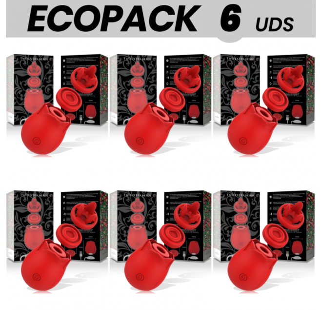ECOPACK 6 UNIT - MIA STIMOLATORE CLITORALE DUE TESTE 3 IN 1 EDIZIONE DI LUSSO