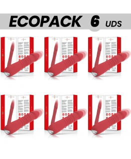 ECOPACK 6 UNIT - INTENSEGIUGNO UP & DOWN 10 VIBRAZIONI ROSSO