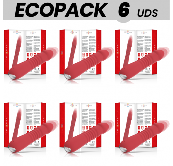 ECOPACK 6 UNIT - INTENSEGIUGNO UP & DOWN 10 VIBRAZIONI ROSSO