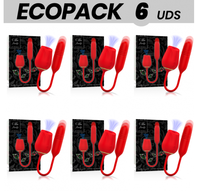 ECOPACK 6 UNITÀ - MIA AMALFI DOPPIO PLEASURE SUCKER + SU E GIÙ
