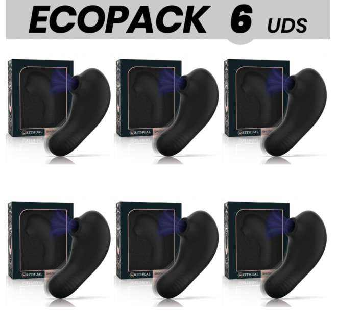ECOPACK 6 UNIT - RITHUAL STIMOLATORE CLITORIDE TASCABILE SHUSHU PRO 2 POTENTI MOTORI JET